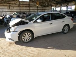 Nissan salvage cars for sale: 2016 Nissan Sentra S