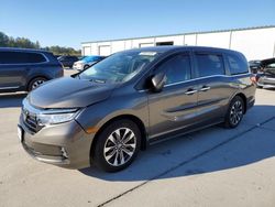 Salvage cars for sale at Gaston, SC auction: 2021 Honda Odyssey EXL