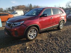 Salvage cars for sale from Copart Chalfont, PA: 2014 KIA Sorento LX