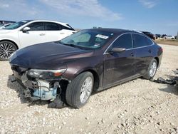 Salvage cars for sale at Temple, TX auction: 2016 Chevrolet Malibu LT