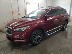 Salvage cars for sale from Copart Madisonville, TN: 2019 Infiniti QX60 Luxe