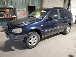 Salvage cars for sale at Eldridge, IA auction: 1999 Mercedes-Benz ML 320