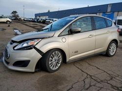 Salvage cars for sale at Woodhaven, MI auction: 2017 Ford C-MAX SE