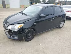 Salvage cars for sale at Hampton, VA auction: 2021 Mitsubishi Mirage ES