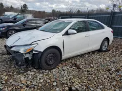 Salvage cars for sale at Candia, NH auction: 2017 Toyota Camry LE