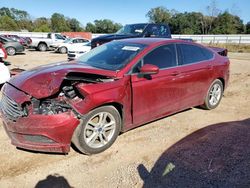 Salvage cars for sale at Theodore, AL auction: 2018 Ford Fusion SE