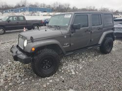 Salvage SUVs for sale at auction: 2017 Jeep Wrangler Unlimited Sahara