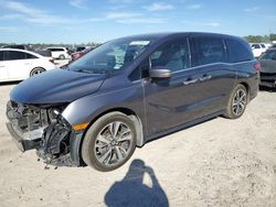 Salvage cars for sale from Copart Houston, TX: 2018 Honda Odyssey Elite