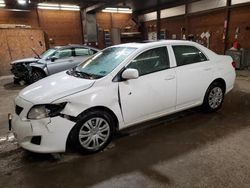 Salvage cars for sale at Ebensburg, PA auction: 2010 Toyota Corolla Base