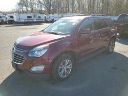 Salvage cars for sale at Glassboro, NJ auction: 2017 Chevrolet Equinox LT