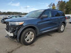 Salvage cars for sale at Dunn, NC auction: 2020 Ford Explorer XLT