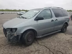 Salvage cars for sale at Fresno, CA auction: 2000 Toyota Sienna LE