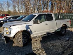 Salvage cars for sale at Candia, NH auction: 2015 Ford F150 Super Cab