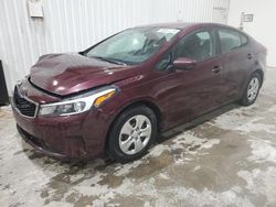 Salvage cars for sale at Tulsa, OK auction: 2017 KIA Forte LX