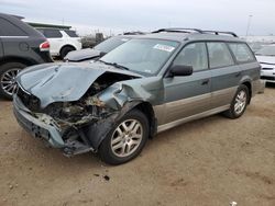 Salvage cars for sale at Brighton, CO auction: 2001 Subaru Legacy Outback AWP