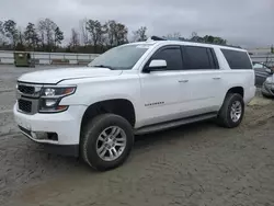 Salvage cars for sale at Spartanburg, SC auction: 2018 Chevrolet Suburban K1500 LT