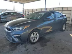 Salvage cars for sale at Anthony, TX auction: 2021 KIA Forte FE