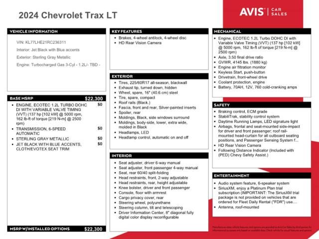 2024 Chevrolet Trax 1LT