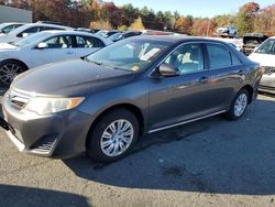 Salvage cars for sale at Exeter, RI auction: 2012 Toyota Camry Base