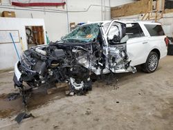 Salvage cars for sale at Ham Lake, MN auction: 2022 Ford Expedition Max Platinum