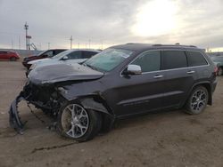 Salvage cars for sale at Greenwood, NE auction: 2021 Jeep Grand Cherokee Overland