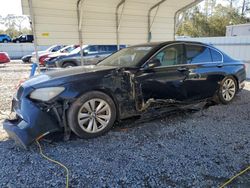 Salvage cars for sale at Augusta, GA auction: 2011 BMW 740 LI