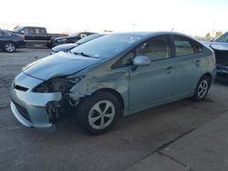 Salvage cars for sale at Dyer, IN auction: 2012 Toyota Prius