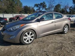 Salvage cars for sale at Hampton, VA auction: 2013 Hyundai Elantra GLS