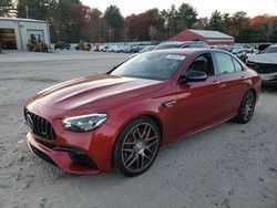 Salvage cars for sale at Mendon, MA auction: 2021 Mercedes-Benz E 63 AMG-S 4matic