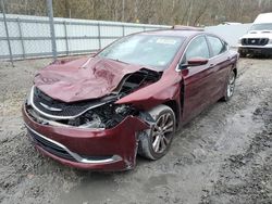 Salvage cars for sale at Hurricane, WV auction: 2015 Chrysler 200 Limited