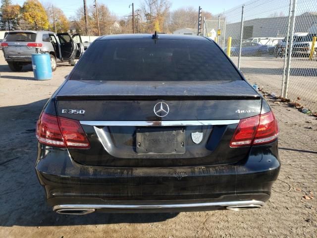 2016 Mercedes-Benz E 350 4matic