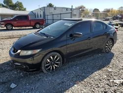 Honda salvage cars for sale: 2015 Honda Civic EXL