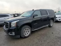 Salvage cars for sale at Indianapolis, IN auction: 2017 GMC Yukon XL K1500 SLE