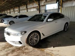 BMW 5 Series Vehiculos salvage en venta: 2018 BMW 530E