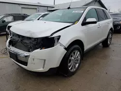 Salvage cars for sale at Pekin, IL auction: 2012 Ford Edge SEL