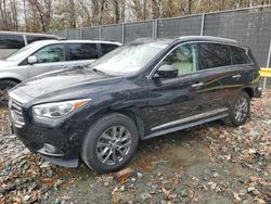 Salvage cars for sale at Waldorf, MD auction: 2013 Infiniti JX35