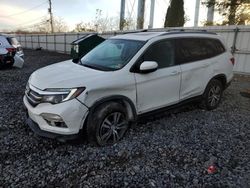 Salvage cars for sale at Windsor, NJ auction: 2017 Honda Pilot Exln