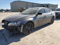 Salvage cars for sale at Wilmer, TX auction: 2022 Nissan Altima SR