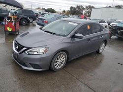 Salvage cars for sale at Sacramento, CA auction: 2018 Nissan Sentra S