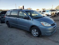 Salvage cars for sale from Copart Wichita, KS: 2004 Toyota Sienna CE