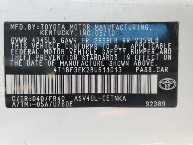 2011 Toyota Camry Base