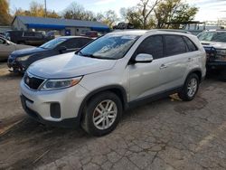 Salvage cars for sale at Wichita, KS auction: 2015 KIA Sorento LX