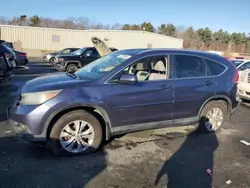 Salvage cars for sale at Exeter, RI auction: 2012 Honda CR-V EXL