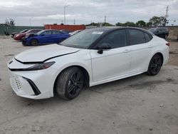 Salvage cars for sale at Homestead, FL auction: 2025 Toyota Camry XSE