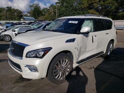 Salvage cars for sale at Eight Mile, AL auction: 2017 Infiniti QX80 Base