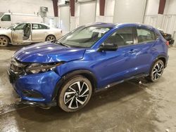 Salvage cars for sale at Avon, MN auction: 2019 Honda HR-V Sport