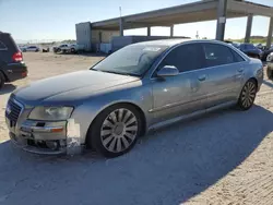 Salvage cars for sale at West Palm Beach, FL auction: 2006 Audi A8 L Quattro