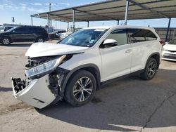 Toyota Highlander salvage cars for sale: 2019 Toyota Highlander LE