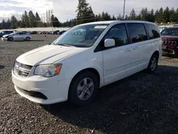 Salvage cars for sale at Graham, WA auction: 2012 Dodge Grand Caravan SXT