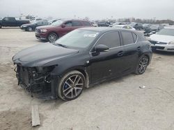 Salvage cars for sale at Indianapolis, IN auction: 2014 Lexus CT 200